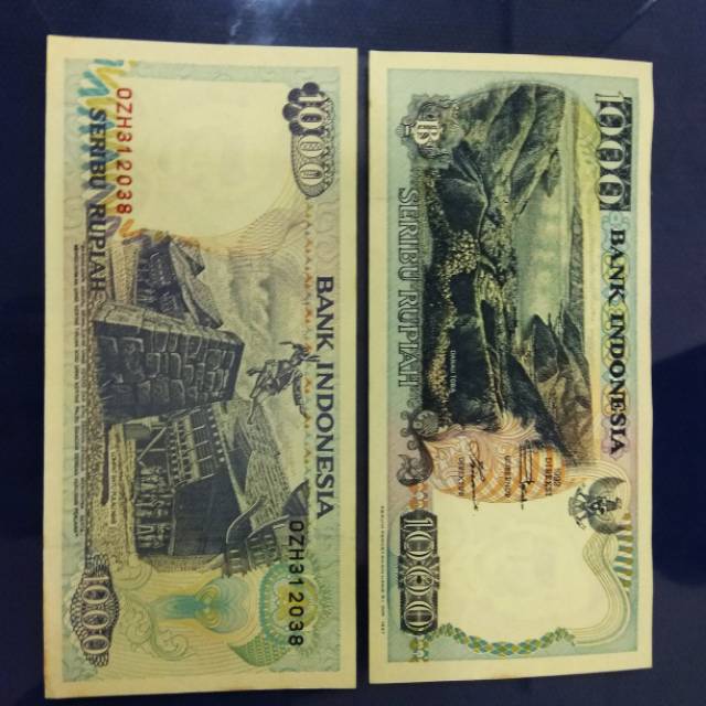 UANG KUNO 1OOO LOMPAT BATU THN 1992