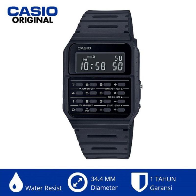 Ready!! Paling Laris Casio Original CA-53WF-1B  Jam Tangan KALKULATOR CALCULATOR3 CA53