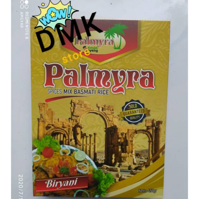 

Nasi Briyani / Biryani Palmyra