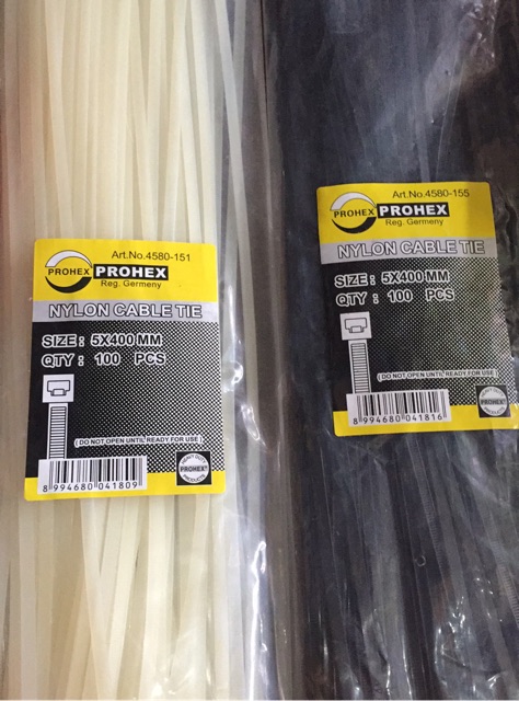 Kabel Ties 5mmx400mm Haston / kabel tis / tali ties / tali tis Hasston