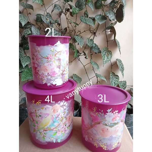 toples susu shabby chick/farm canister tupperware ( 1 pcs )
