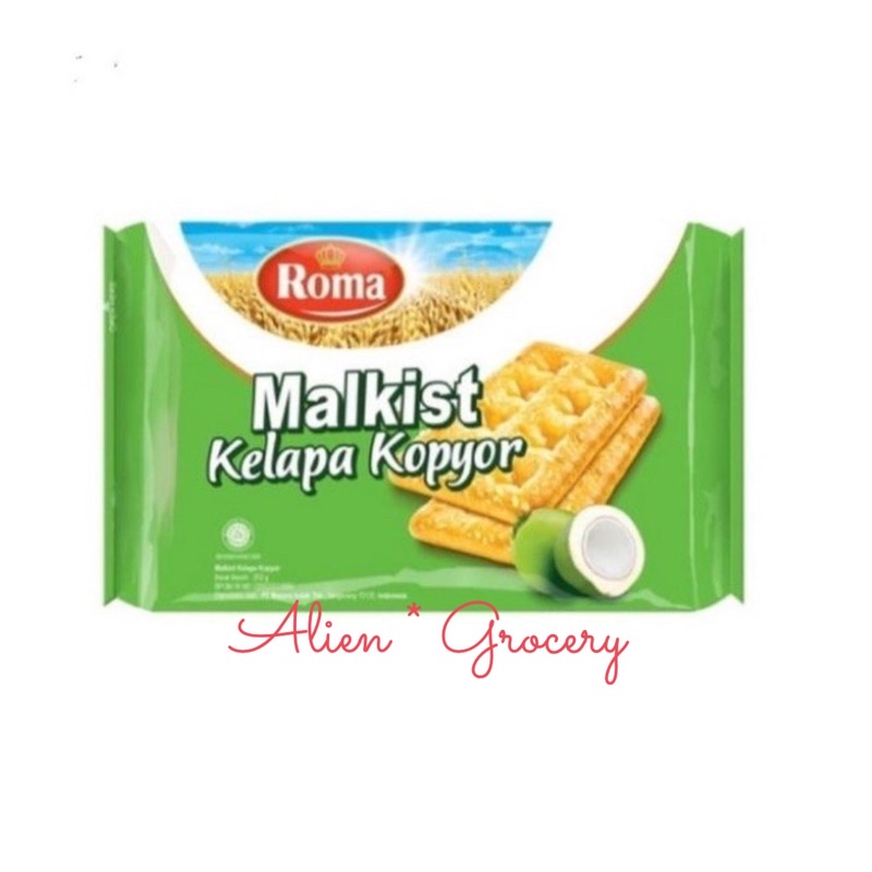 Roma Malkist Kelapa Kopyor Biskuit 252gr