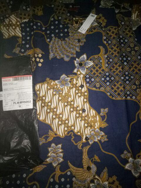 Kemeja Batik Pria Slim Fit Modern Mewah Lengan Panjang Lb105