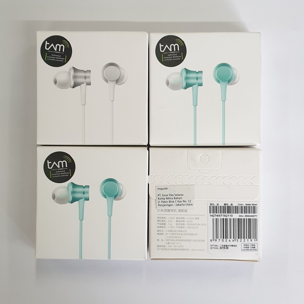 Xiaomi MI Earphone Headset Basic Original Garansi Resmi Xiaomi / TAM