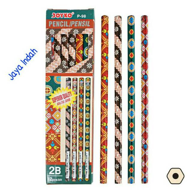 

Pensil Joyko 2B BATIK P98 12 pcs untuk computer lulus uji komputer