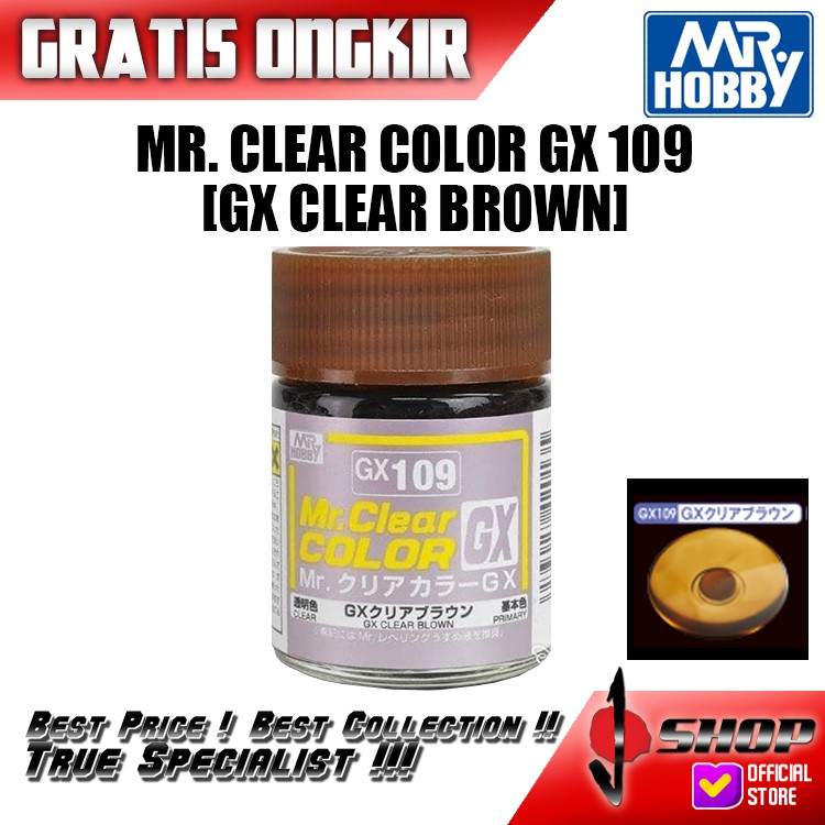 Mr.Hobby - GX109 Mr.Clear Color Clear Brown