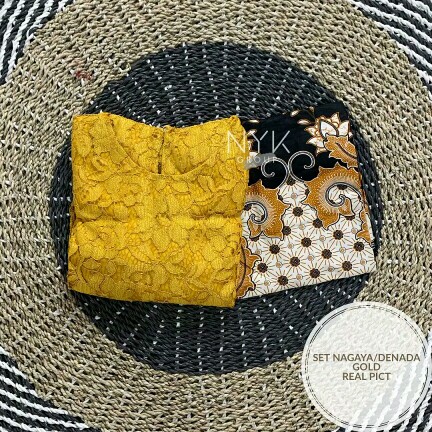 Batik Couple Pinguin Brokat Ori Ndoro Jawi Nagaya Pendek