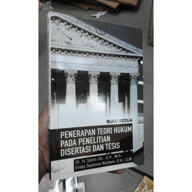 Jual Penerapan Teori Hukum Pada Penelitian Disertasi Dan Tesis Buku