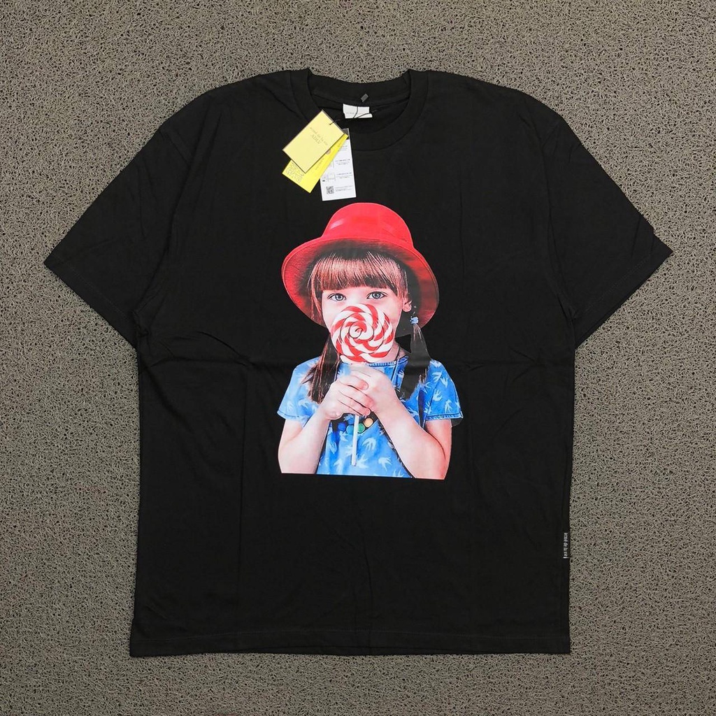 KAOS ADLV KID LOLLIPOP BLACK TEES SHIRT