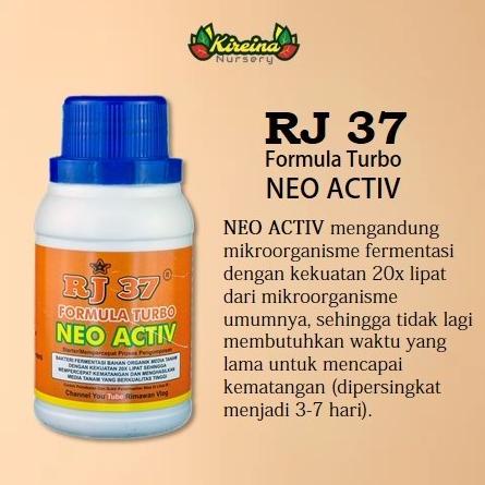 ((BISA COD)) RJ 37 Neo Activ 100 ml - Formula Turbo Fermentasi 3 Hari PROMOKode 4074