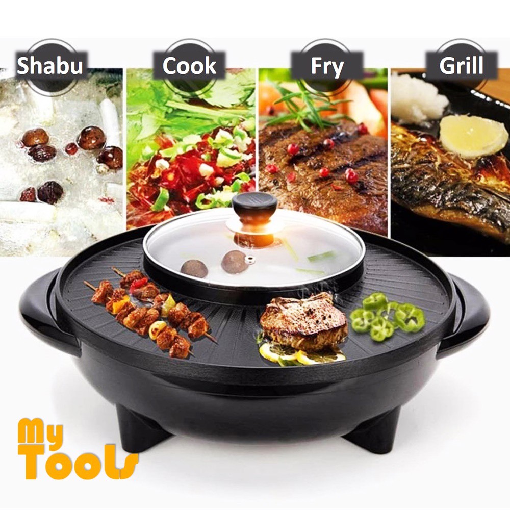 Grill Shabu Multi Pan Elektrik Serbaguna