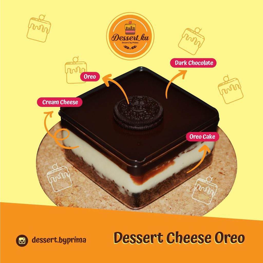 

CHEESE OREO DESSERT BOX / OREO / CHEESECAKE / DESSERT