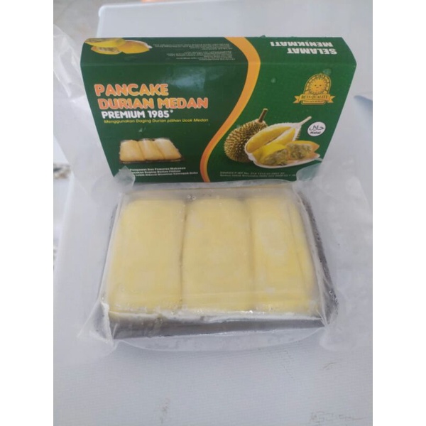 

PANCAKE DURIAN MEDAN PREMIUN 1985 ISI 3 ,PANCAKE DURIAN ,DURIAN
