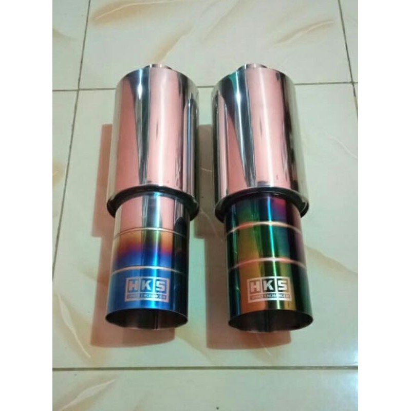 KNALPOT HKS CACING/PLONG UNTUK SOLAR & BENSIN