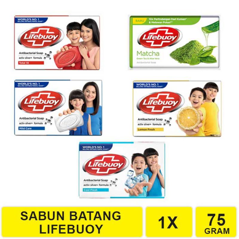 SABUN BATANG LIFEBUOY 75 GRAM&