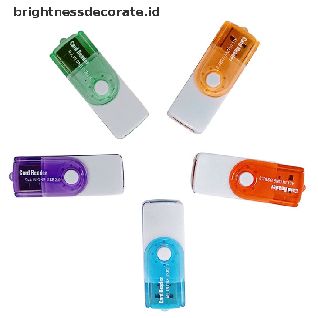 Card Reader Usb 4 In 1 Untuk Ms-Pro Tf Micro Sd High