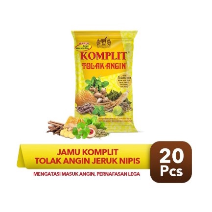 

Best Seller!!! Tolak Angin Jamu Komplit Sidomuncul Rasa Jeruk Nipis 20 Sachet