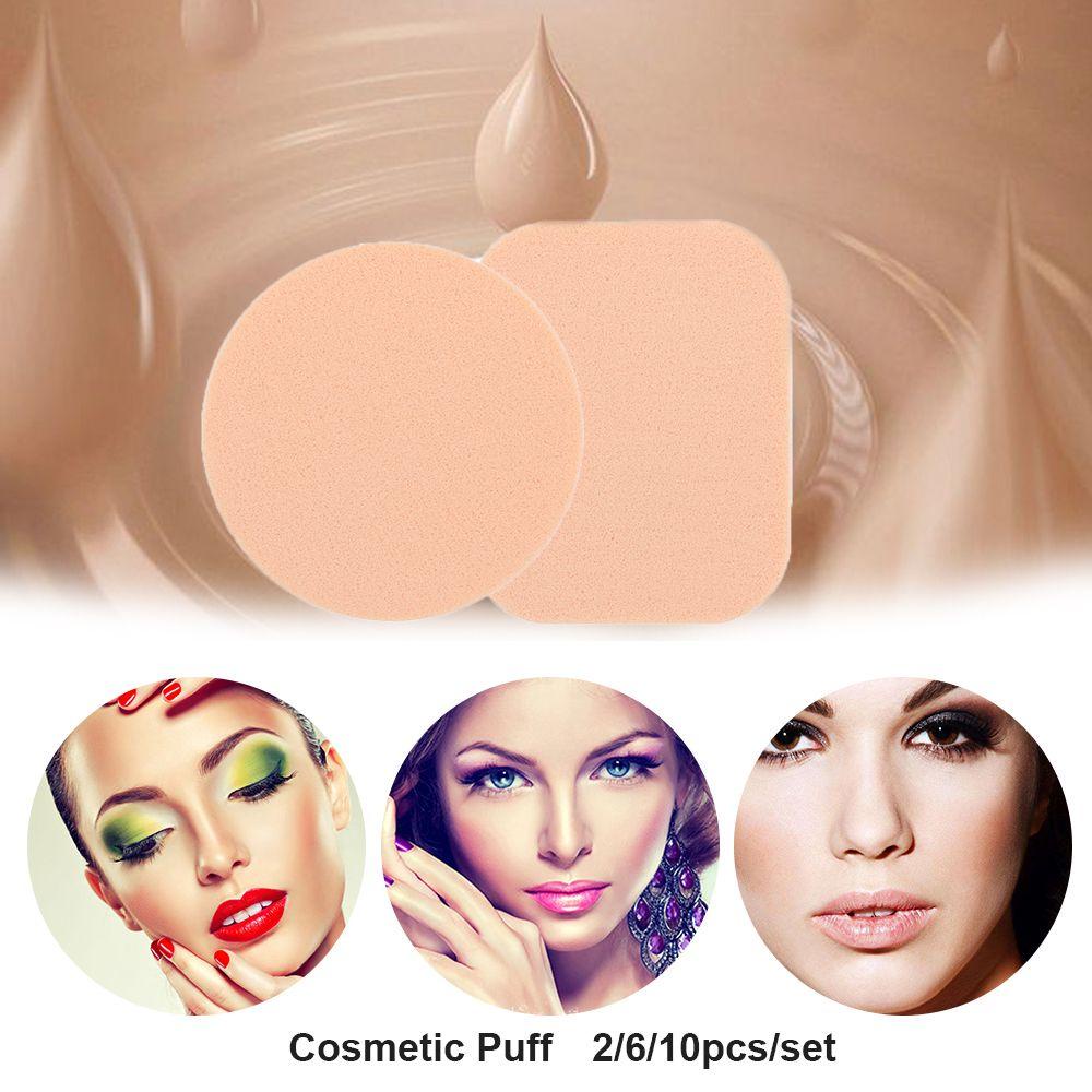 R-flower2/6/10pcs Spons Bedak Puff Beauty Concealer Foundation Alat Makeup