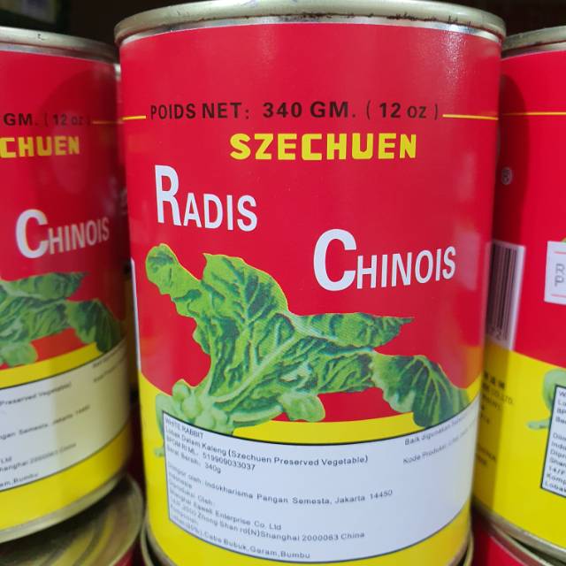 

Sayur sichuan kaleng, SZECHUEN RADIS CHINOS 340gr