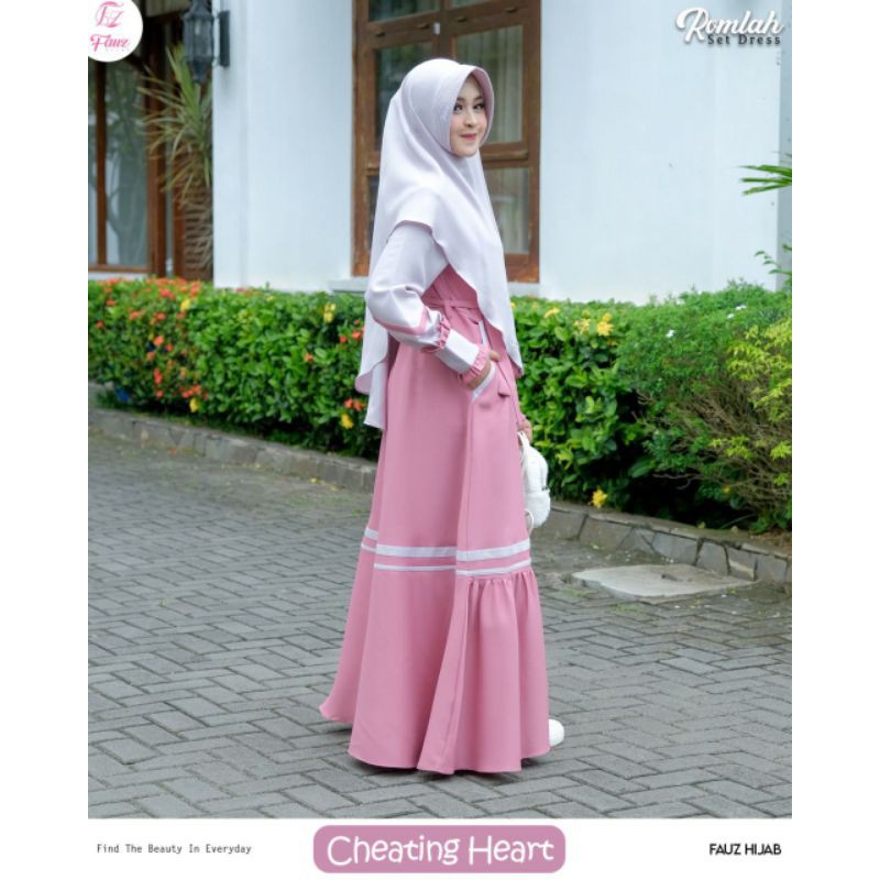 ROMLAH DRESS SET ORIGINAL BY FAUZ HIJAB