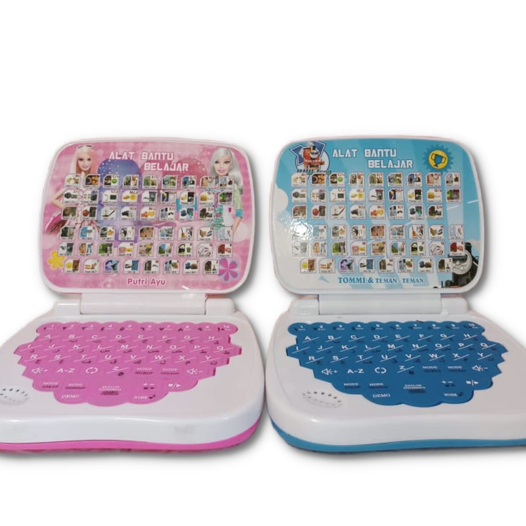 Laptop Mainan Empat Bahasa Laptop Mainan Anak - Laptop Mainan Anak Mainan Edukasi - Laptop Mainan Anak Untuk Belajar - Laptop Anak Mainan Edukasi