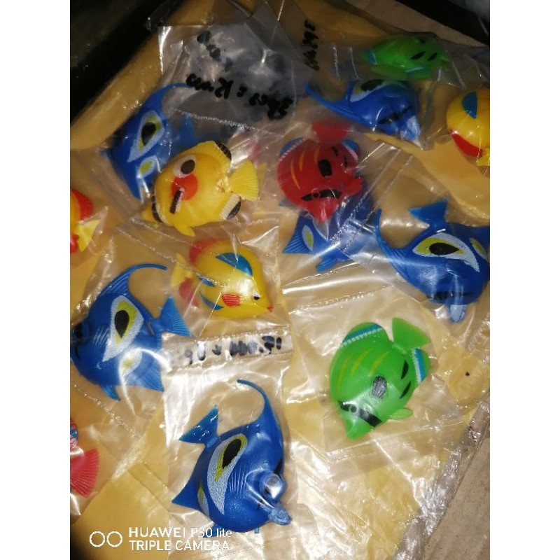 Assesoris hiasan Aquarium model ikan plastik accesoris akuarium mini