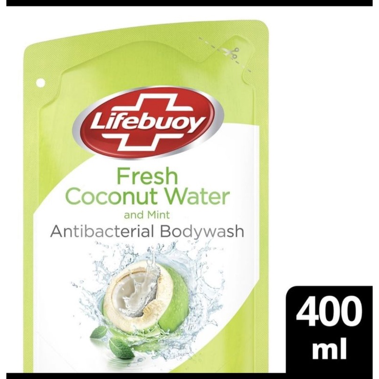 REFILL SABUN LIFEBOUY COCONUT AND FRESH MINT 400ML