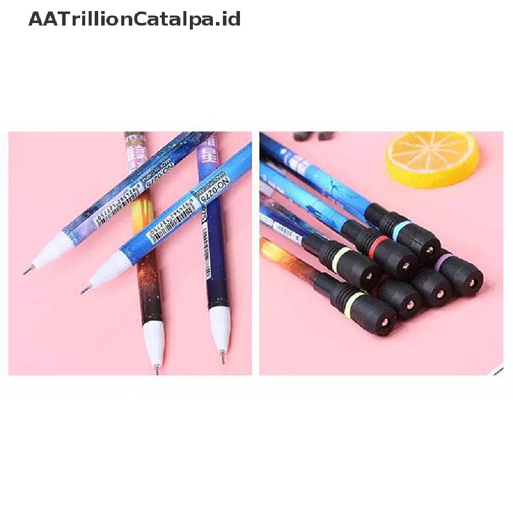 (AATrillionCatalpa) Pulpen Gel Model Putar Untuk Hadiah / Mainan Anak