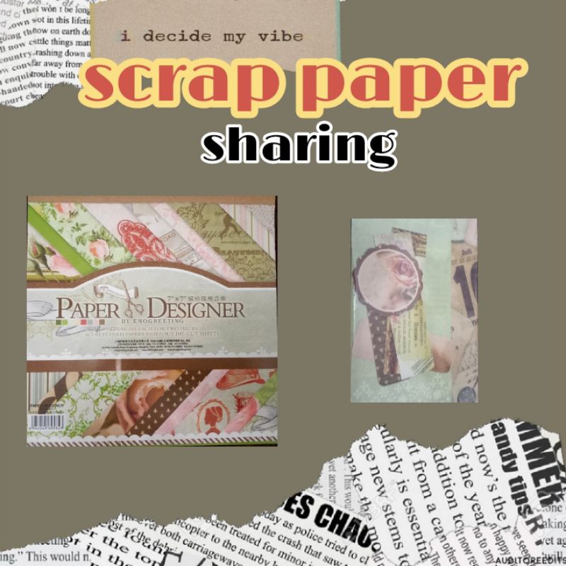 

Scrap Paper Pack ( untuk bujo / scrap book)