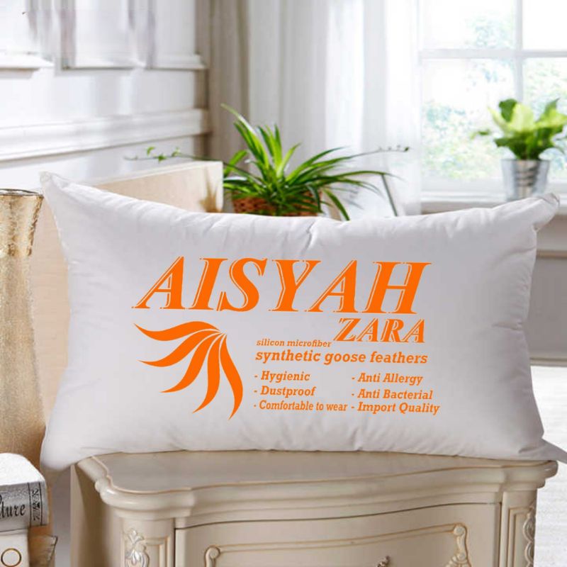 Bantal Atau Guling Aisyah Flower Dan Nicoking Silikon Exlusive Luxury Premium Hotel Berbintang Empuk Tebal Mewah Lembut