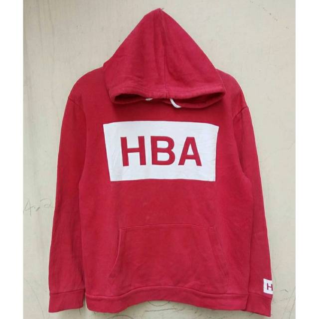 Hoodie sweater keren HBA dengan varian warna merah