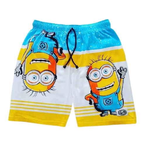 BEST SELLER 1 - BOXER PRIA WANITA| CELANA DALAM PENDEK KOLOR BOXSER PANTAI BAHAN KATUN BOKSER DISTRO SURFING PREMIUM PANTAI SANTAI RENANG COWOK PRIA WANITA CEWEK LAKI LAKI COWO PEREMPUAN REMAJA DEWASA-Minnion