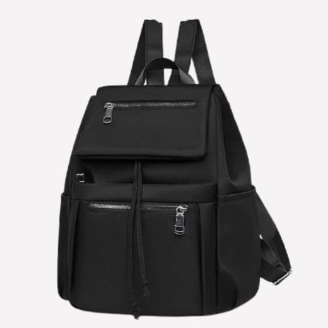 TAS RANSEL WANITA IMPORT ANTI AIR HITAM DUDLEY TA473B5 BACKPACK KOREA BRANDED GENDONG PUNGGUNG CEWEK SEKOLAH KULIAH KERJA BESAR BATAM FASHION KEKINIAN REMAJA