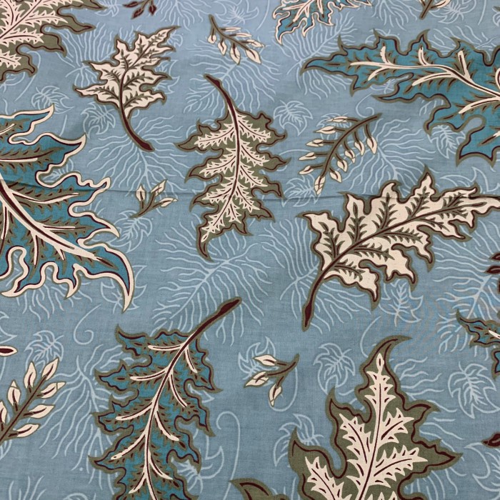 KAIN BATIK KATUN BATURADEN METERAN MOTIF DAUN 002