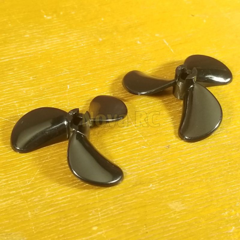 Rc boat propeller 48x17mm ID4mm set Cw Ccw nylon abs super strong for tug boat rc
