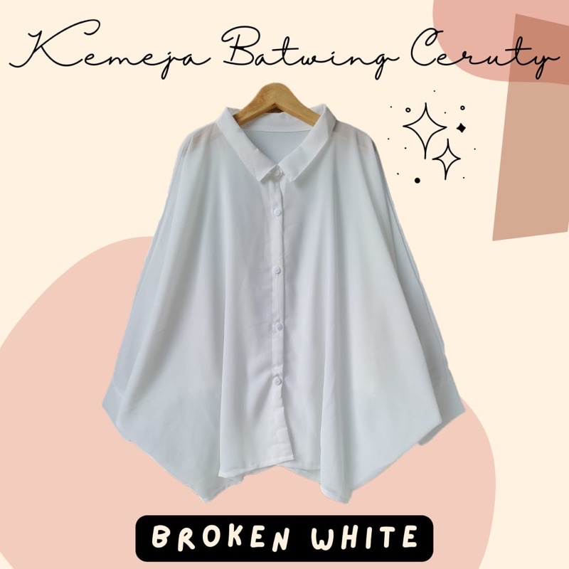 BASIC OUTER BATWING CERUTY OVERSIZE // LENGAN BALON VIRAL