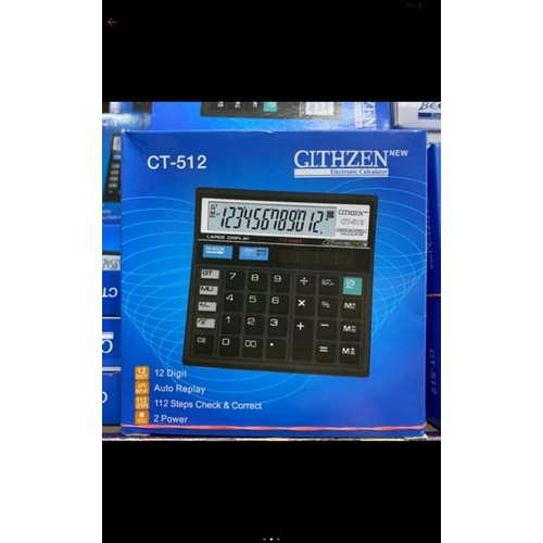 

kalkulator githzen ct 512 / kalkukator pasar ct 512 / lumment 512 / shinoca