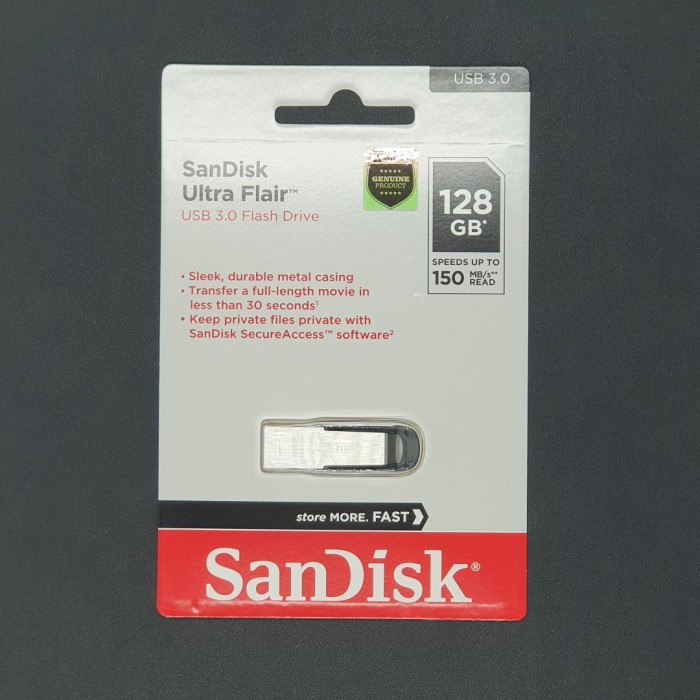 Sandisk Ultra Flair Usb 3.0 Flashdisk 32gb 64gb 128gb 256gb 512gb