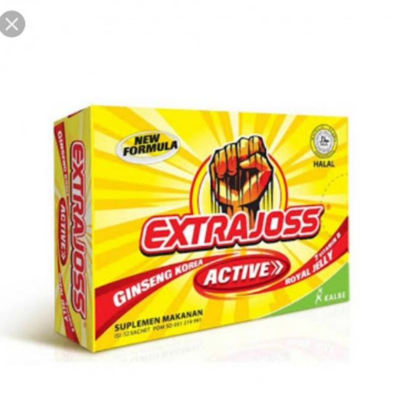 

Extrajoss minuman energy 4 gram isi 12 sachet