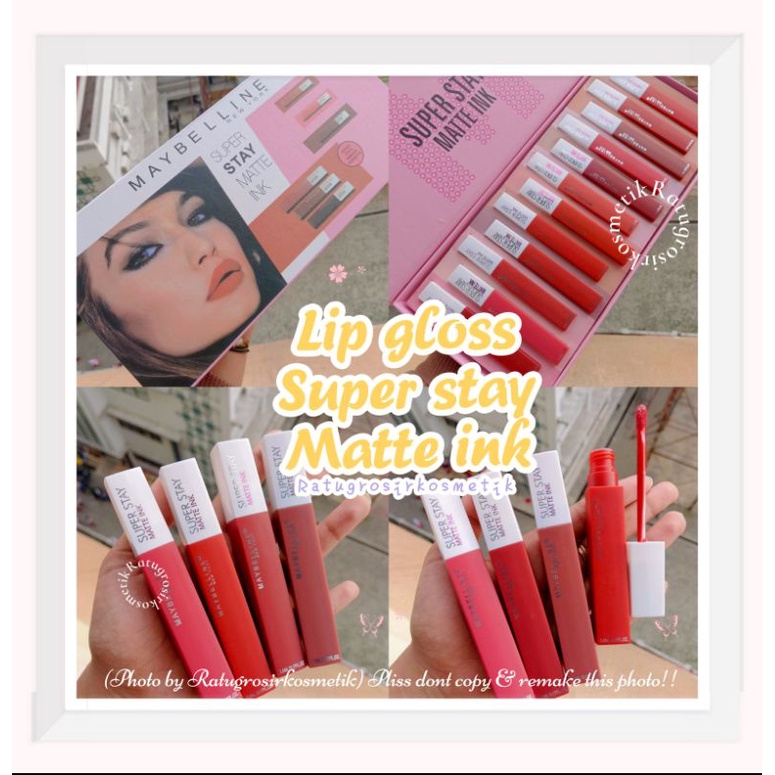 PER PACK!!!LIP GLOSS SUPER STAY MATTE INK MAYBELLINE NO.ZG-4008