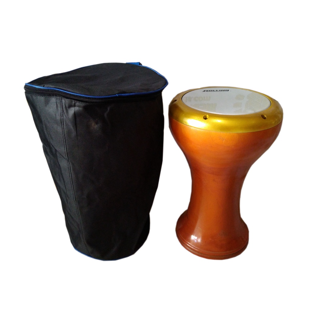 Tumbuk Dumbuk pinggang - batu kayu dan alumunium polos batik mika import 8 inch besar plus tas
