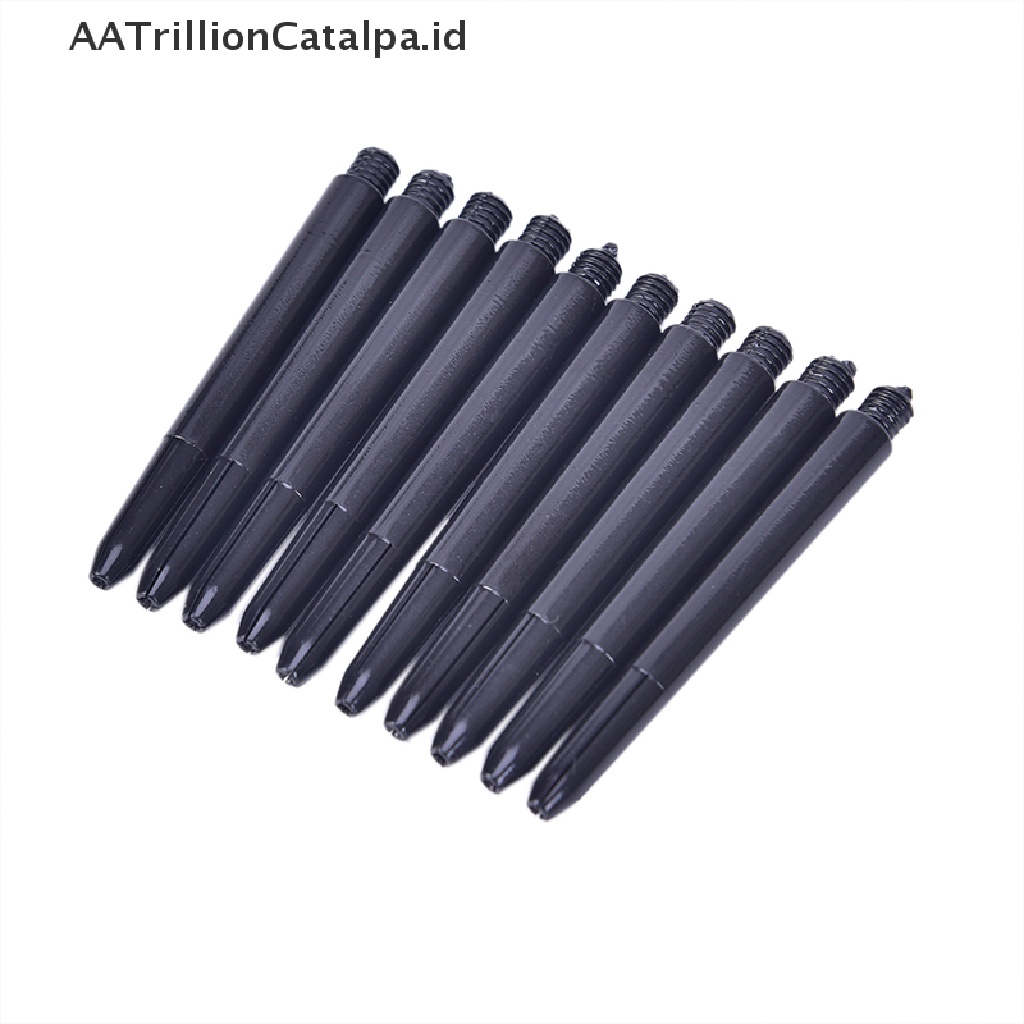 Aatrillioncatalpa 50pcs / lot Shaft Anak Panah 2BA 48mm Bahan Nilon Warna Hitam