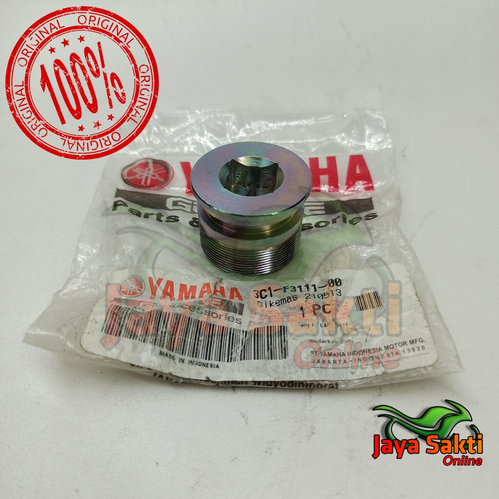 BAUT TUTUP SHOCK DEPAN VIXION LAMA ASLI YAMAHA