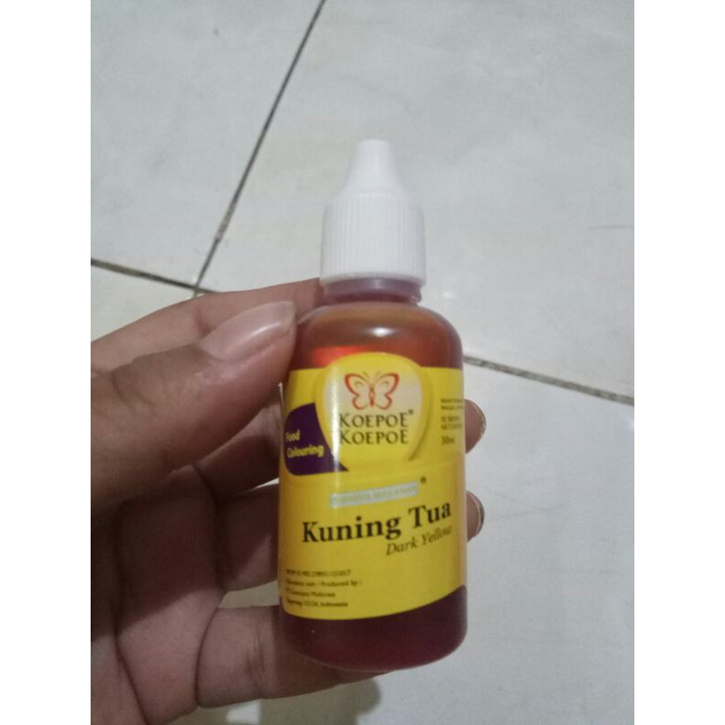 

Pewarna Kupu Kuning Tua 30ml