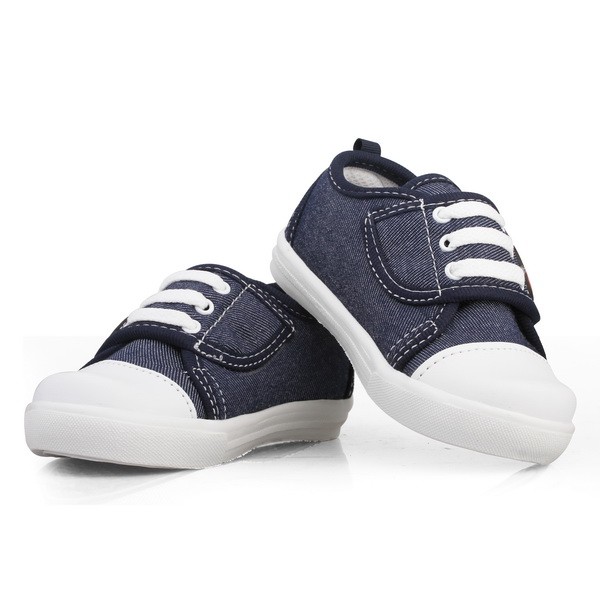 Sepatu Anak Laki Laki Umur 1 2  Tahun Unik Bahan Denim Model Lucu Murah Terbaru Murah Grosir K01 NAVY