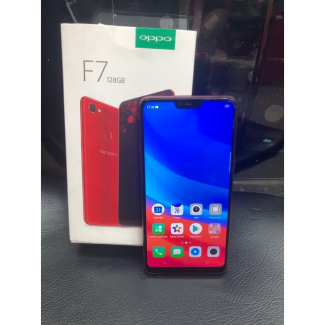 Oppo f7 ram 6/128 second mulus fullset ori