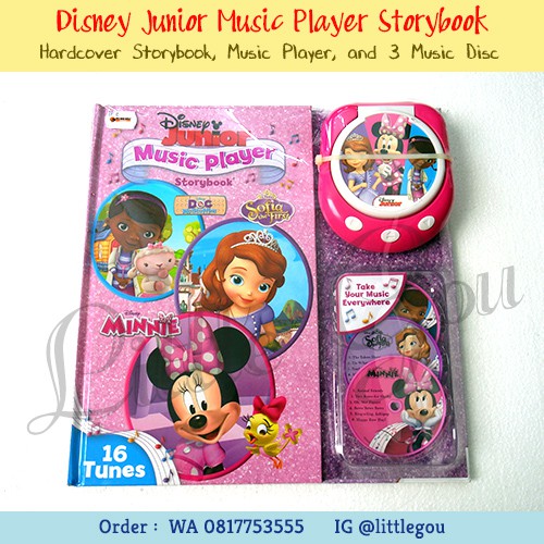 Disney Junior Music Player Storybook (Buku Musik Import Minnie Doc McStuffins Sofia The First)