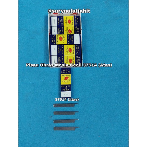 Pisau Obras Mesin Kecil murah 37514 (Atas)=rp.4.500/1pcs