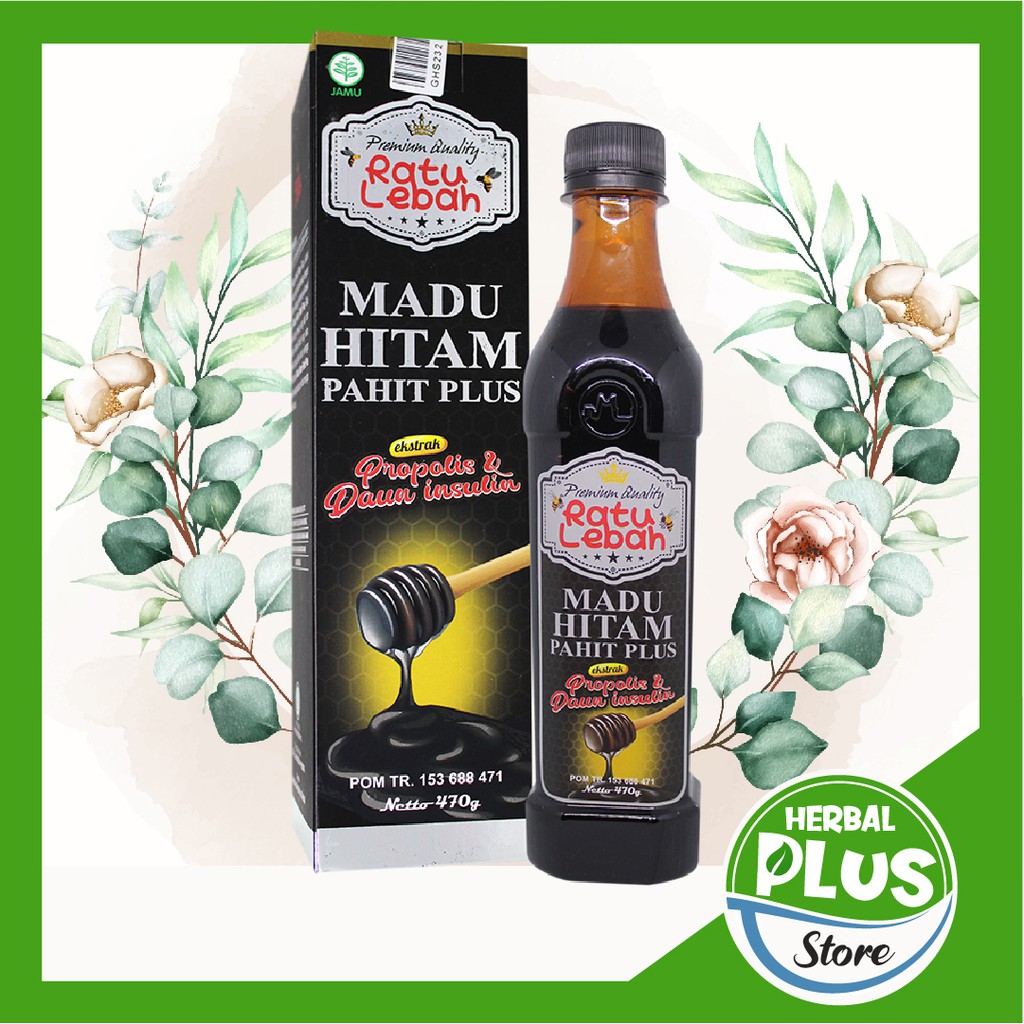 

MADU Hitam Pahit Plus Daun Sambiloto RATU LEBAH