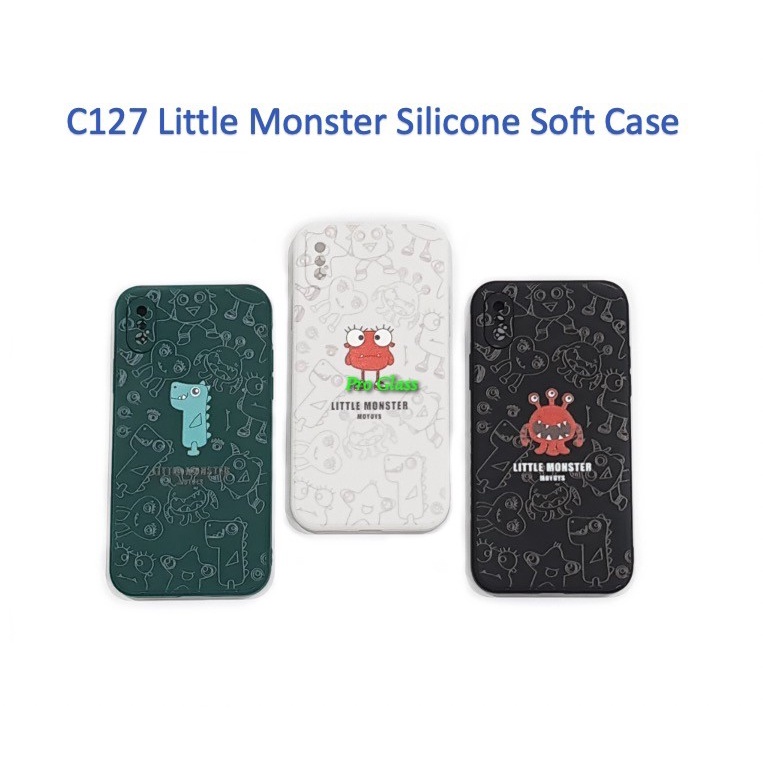 C127 Iphone X / XS / XR / XS MAX Little Monster Silicone Soft Case